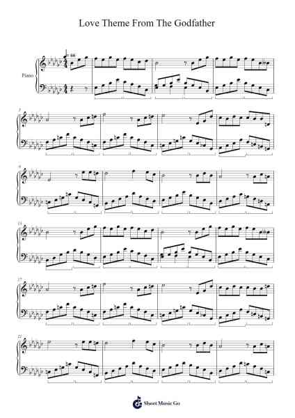 Love Theme from The Godfather Sheet Music by Nino Rota-Arr.Jofield
