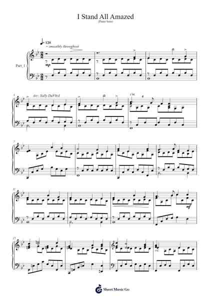 I Stand All Amazed Sheet Music by Charles H. Gabriel-Arr.Sainsthea Flind