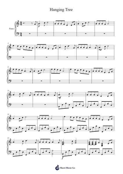 Hanging Tree Sheet Music by undefined-Arr.Childdy Whitkin