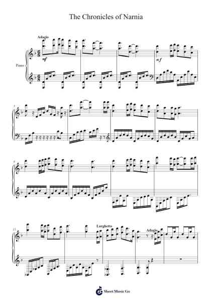 The Chronicles of Narnia - Overture Sheet Music by Henry Gregson-Williams-Arr.Trebes