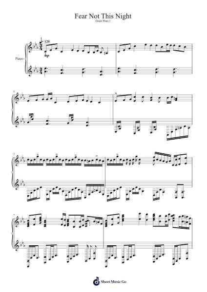 Fear Not This Night Sheet Music by undefined-Arr.Babberg Neriam