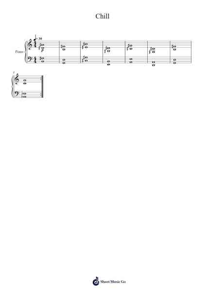 Chill (UNDERTALE) Sheet Music by TOBY FOX-Arr.Puhill Wesreen