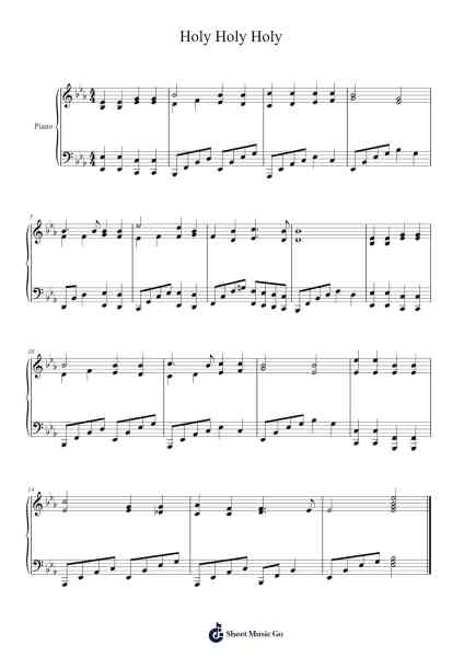 Holy Holy Holy Sheet Music by Joel Cawich-Arr.Joeswift Mcyves