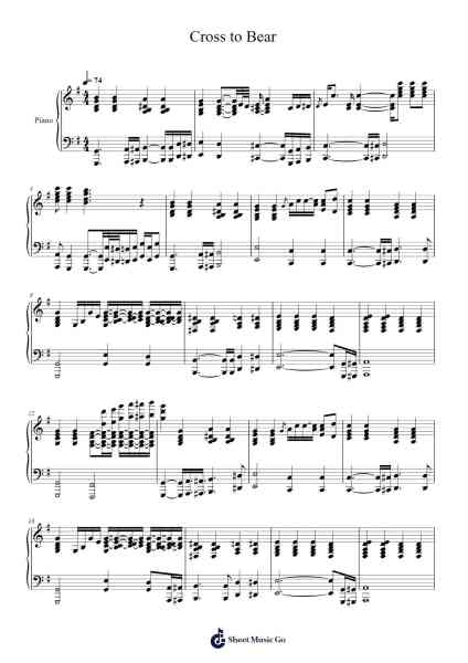 Cross to Bear Sheet Music by Billy Joel-Arr.Kathtta