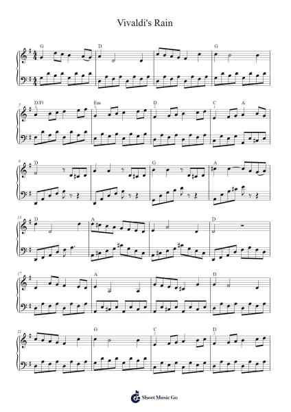 The Four Seasons - Summer in G Minor, RV. 315: III. Presto Sheet Music by undefined-Arr.Darcarr