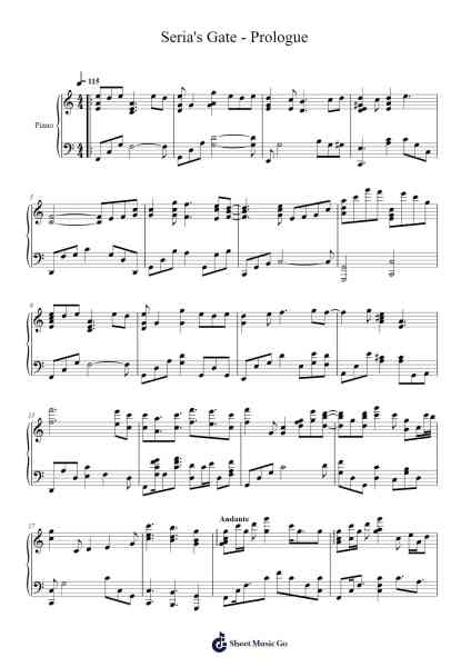 Seria's Gate - Prologue Sheet Music by undefined-Arr.Annnat Keclair