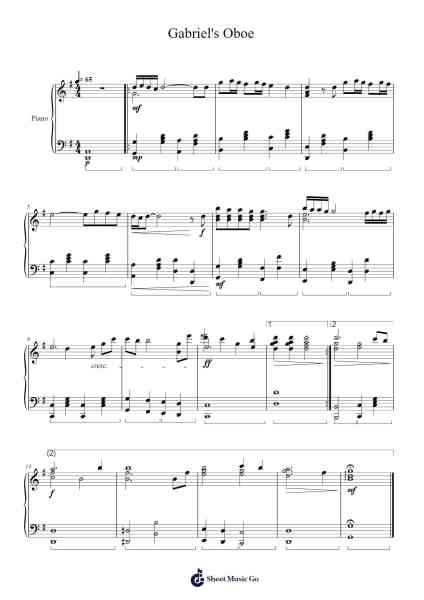 Gabriel's Oboe (from "The Mission") Sheet Music by Ennio Morricone-Arr.Hulking Chilmund