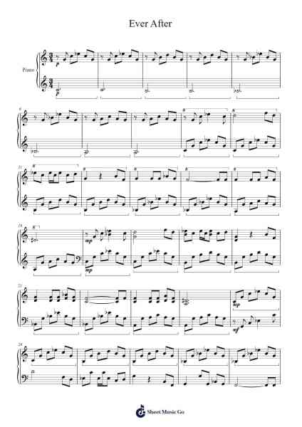 Ever After Sheet Music by undefined-Arr.Roykiel