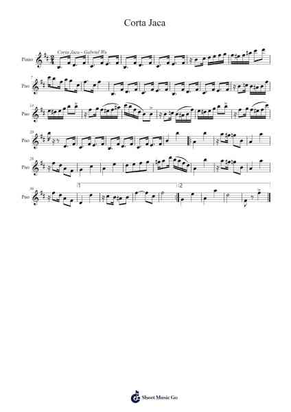 Corta Jaca Sheet Music by undefined-Arr.Mollwalsh Dinions
