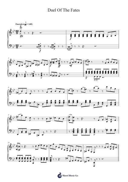 Duel of the Fates Sheet Music by John Williams-Arr.Abralph Strares