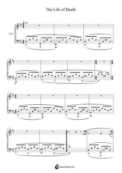 The Life of Death Sheet Music by Ramon de Wilde-Arr.Kyletus Stanchloe