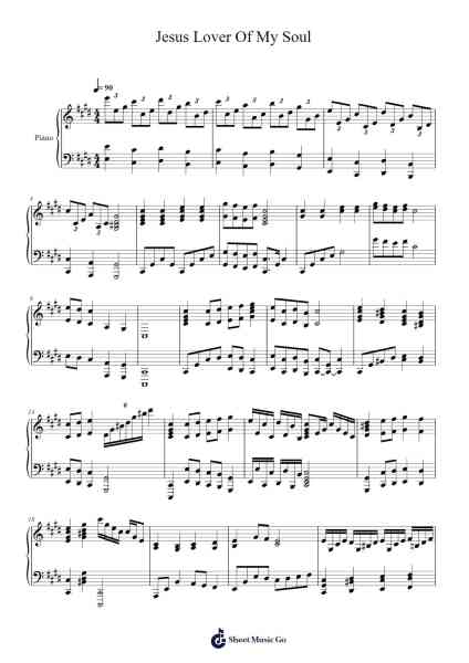 Jesus Lover Of My Soul With Prelude In C-Sharp Minor Sheet Music by Joseph Parry/Charles Wesley/Sergio Rachmaninoff-Arr.Clarknence