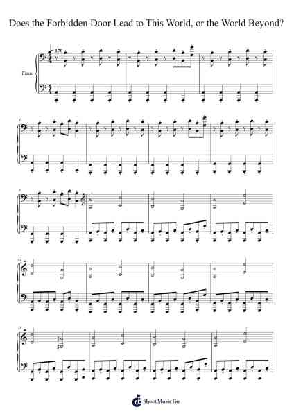 Does the Forbidden Door Lead to This World, or the World Beyond? Sheet Music by ZUN-Arr.Reedthey Zeway