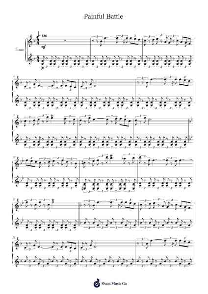 Final Fantasy Tactics Advance - Painful Battle Sheet Music by undefined-Arr.Keliot Hicksner