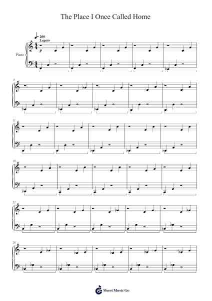 The Place I Once Called Home Sheet Music by Jukio Kallio-Arr.Eipsgold Maudman