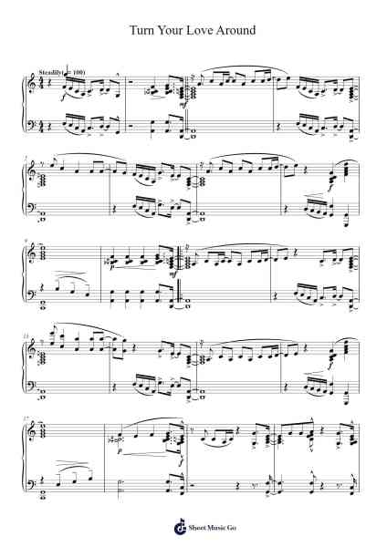 Turn Your Love Around Sheet Music by George Benson-Arr.Gemfoe Conchey