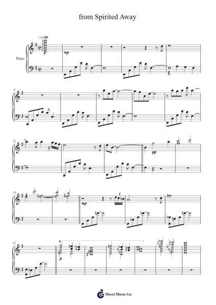 The Sixth Station Sheet Music by Joe Hisaishi-Arr.Nanriah Obrook