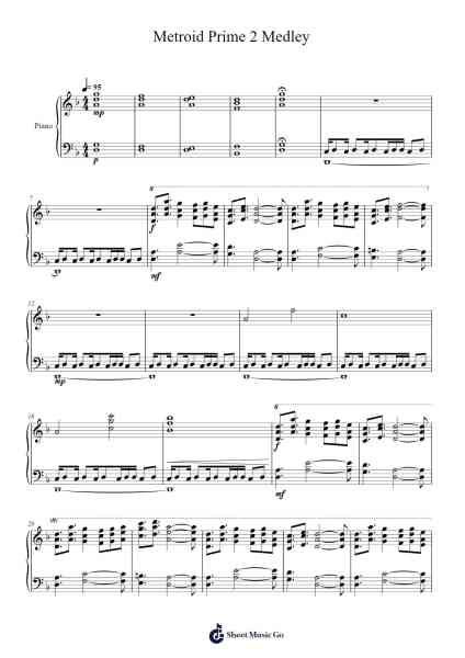 Metroid Prime 2 Medley Sheet Music by Jayden Pena-Arr.Lencher Jameswyatt