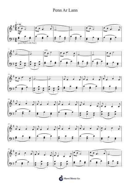 Penn Ar Lann Sheet Music by Yann Tiersen-Arr.Jonessen Steinsia