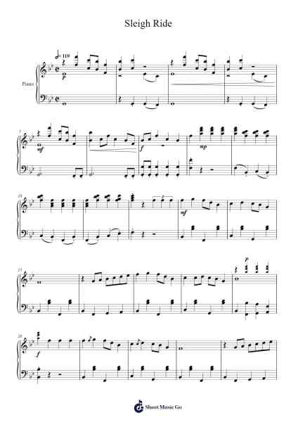 Sleigh Ride Sheet Music by Seth Eaton-Arr.Phylple
