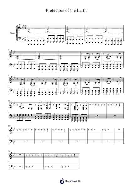 Protectors of the Earth Sheet Music by Thomas Bergerson-Arr.Debhum Browntor