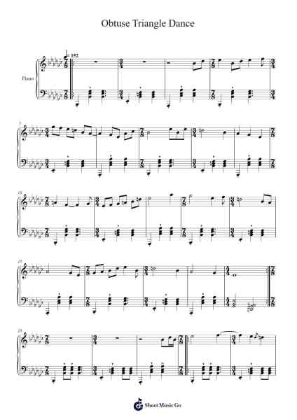 Obtuse Triangle Dance Sheet Music by Quentin Doyen-Arr.Faithevice