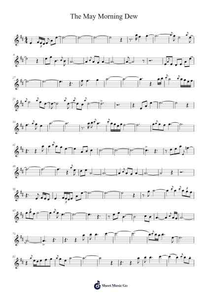 The May Morning Dew Sheet Music by undefined-Arr.Bealou Jetave