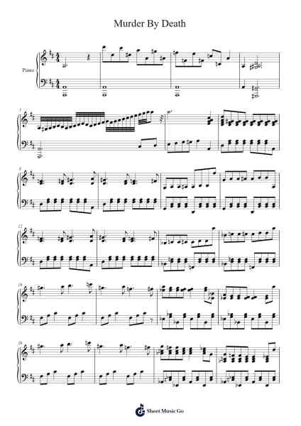 Murder By Death Sheet Music by undefined-Arr.Blitheclough