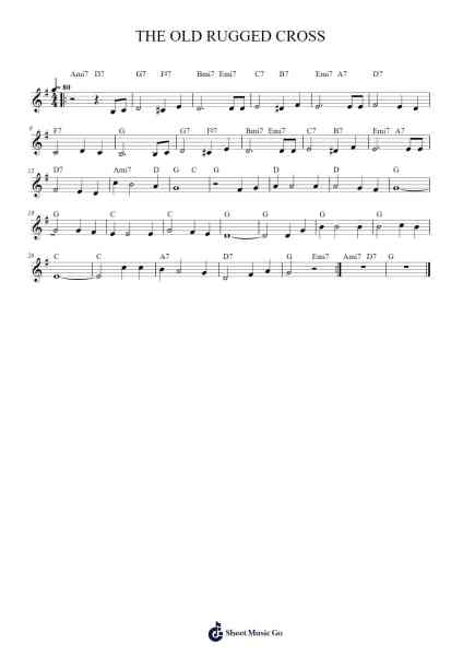 The Old Rugged Cross Sheet Music by undefined-Arr.Joeswift Mcyves