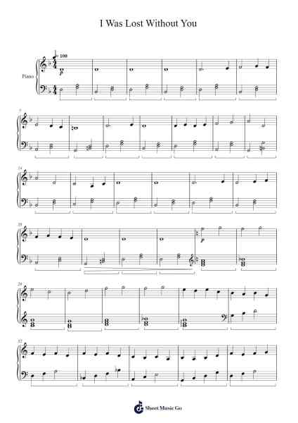I Was Lost Without You Sheet Music by Sam Hulick-Arr.Hillian