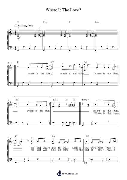 Where Is The Love? Sheet Music by Donny Hathaway/Roberta Flack/Will Downing-Arr.Walry