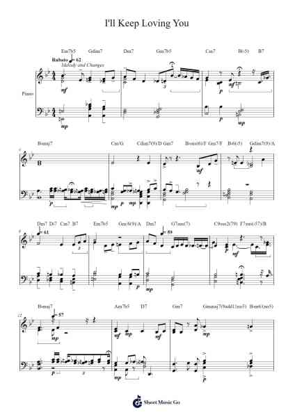 I'll Keep Loving You Sheet Music by Bud Powell-Arr.Cromflower Raeck