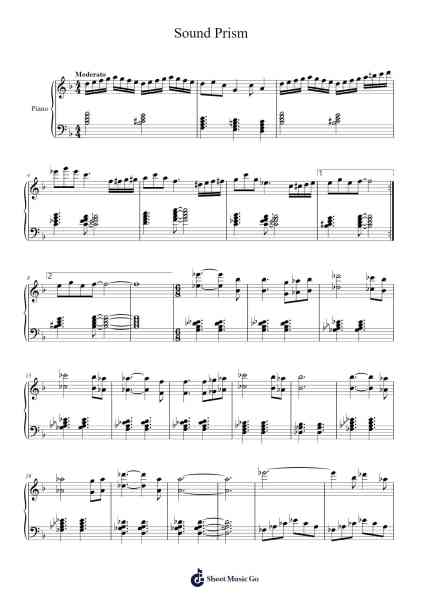 Sound Prism Sheet Music by Andrew London-Arr.Dougtin Vashop