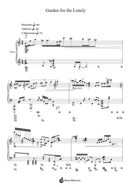 Garden for the Lonely Sheet Music by Gilllix-Arr.Simpbrown