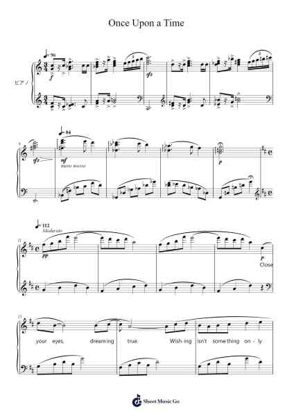 Once Upon a Time (Tokyo Disneyland) Sheet Music by undefined-Arr.Pumens Faulkgrant