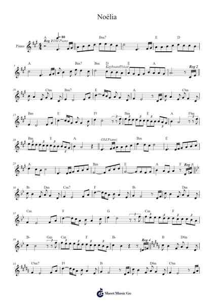 Noélia Sheet Music by undefined-Arr.Colyork