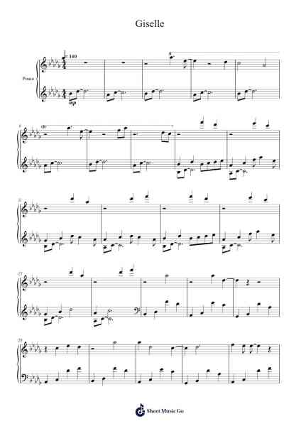 Giselle Sheet Music by undefined-Arr.Taykin Wertor