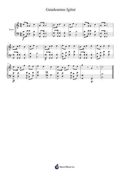 Gaudeamus Igitur Sheet Music by Anonymus-Arr.Penlith