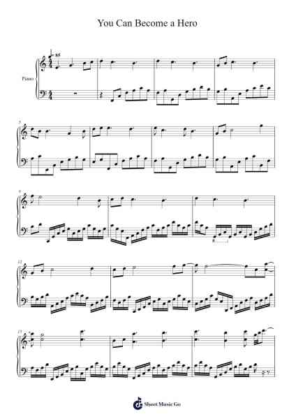 You Can Become a Hero Sheet Music by Bader Almansour-Arr.Hartkeats