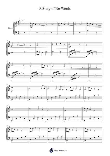 A Story of No Words Sheet Music by Ronald Karle-Arr.Thornnah