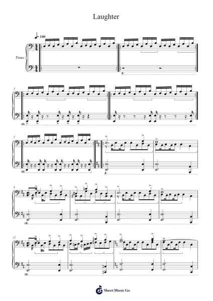 Laughter Sheet Music by Izuho Numata/Masaki Nakagaki-Arr.Everbloor Frankrl