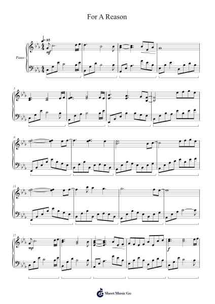 For A Reason Sheet Music by Wyldejudd-Arr.Chesria