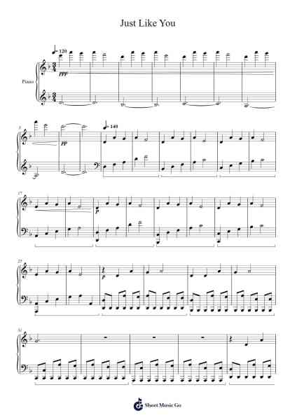 Just Like You Sheet Music by undefined-Arr.Nelrist Hornrias