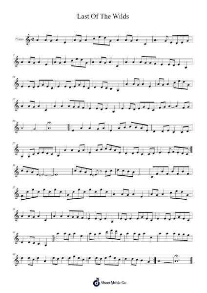 Last Of The Wilds Sheet Music by Sam Lourenço-Arr.Manlass