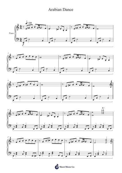 Arabian Dance Sheet Music by Kyle Jones-Arr.Tybey