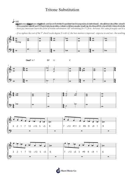 Tritone Substitution Sheet Music by Marc Sabatella-Arr.Blythia