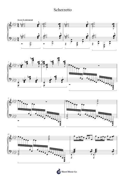 Scherzetto Sheet Music by undefined-Arr.Blybohm
