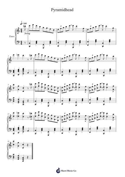 Pyramidhead Sheet Music by James Farr-Arr.Hornjudd