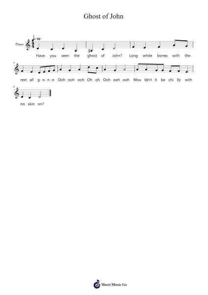 Ghost of John Sheet Music by Croftsfinn Gornee-Arr.Joneshouse