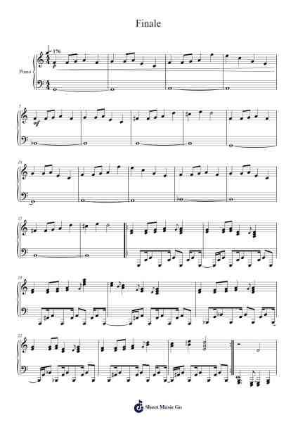 Finale Sheet Music by Toby Fox-Arr.Regwill Nalome